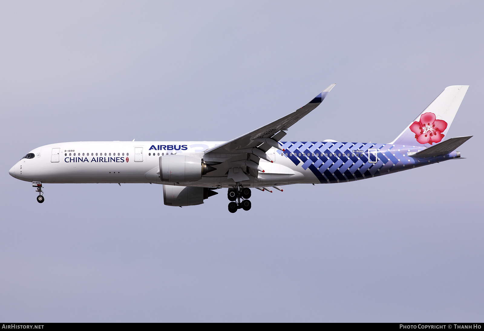 Aircraft Photo of B-18918 | Airbus A350-941 | China Airlines | AirHistory.net #757601