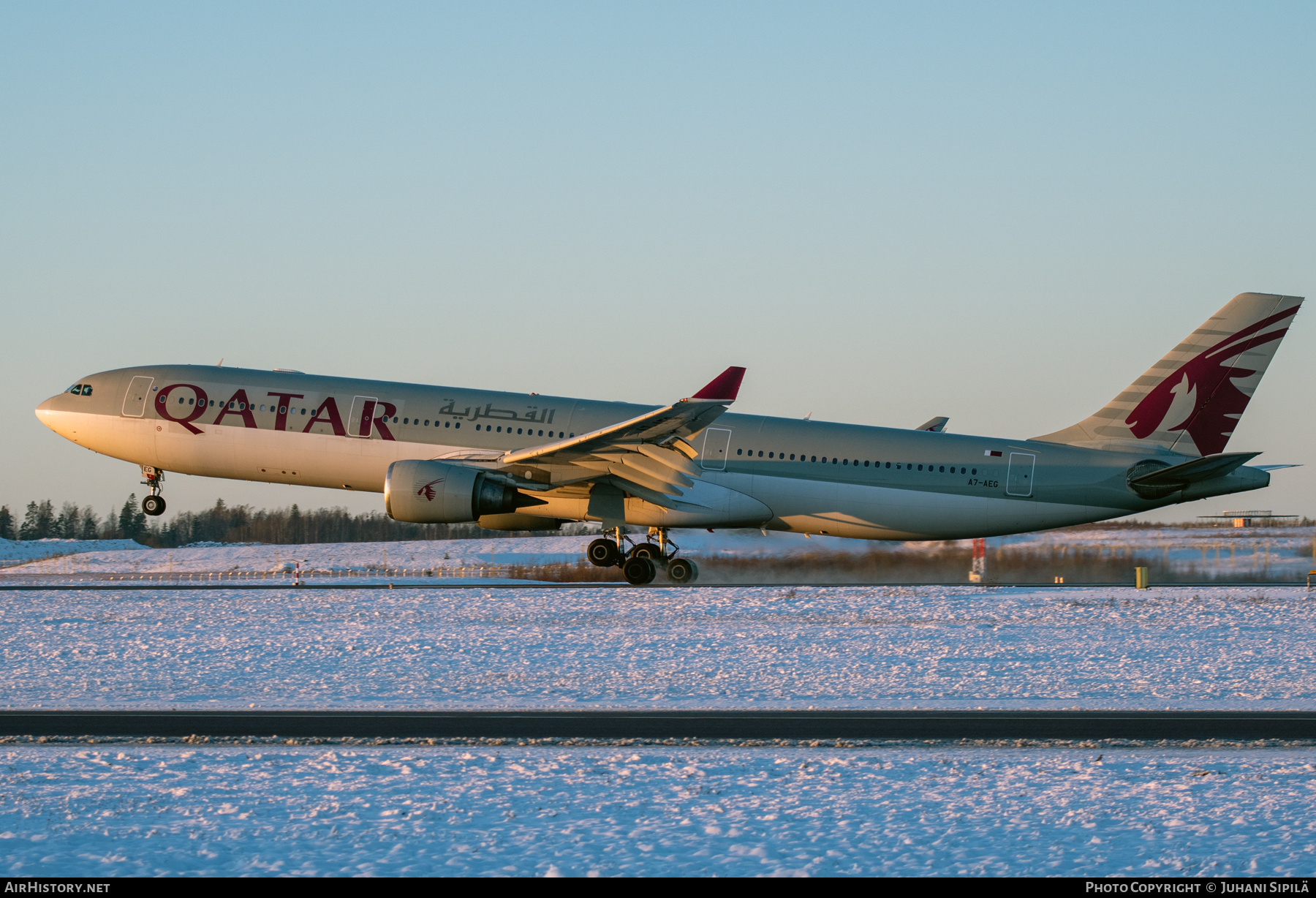 Aircraft Photo of A7-AEG | Airbus A330-302 | Qatar Airways | AirHistory.net #757603