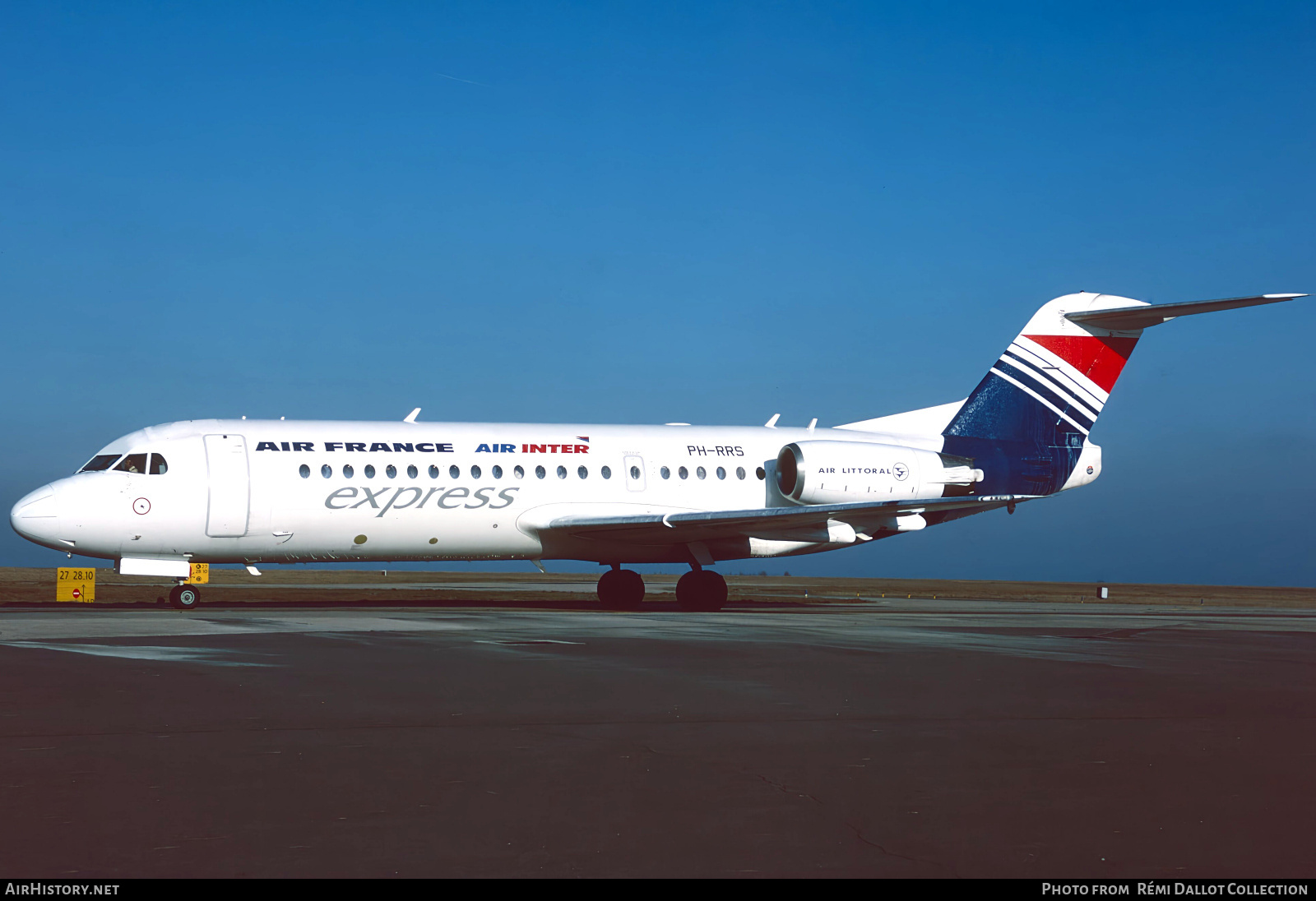 Aircraft Photo of PH-RRS | Fokker 70 (F28-0070) | Air France Express | AirHistory.net #757650