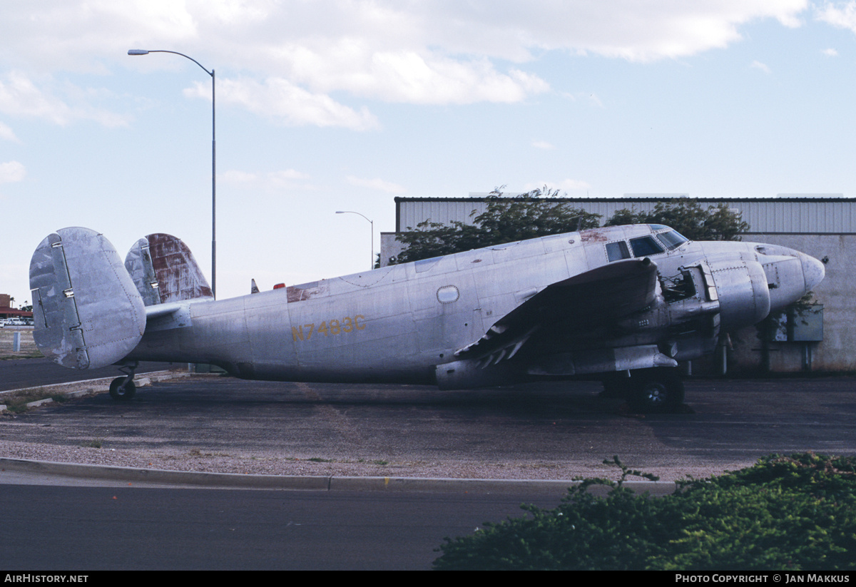 Aircraft Photo of N7483C | Lockheed PV-2 Harpoon | AirHistory.net #757689