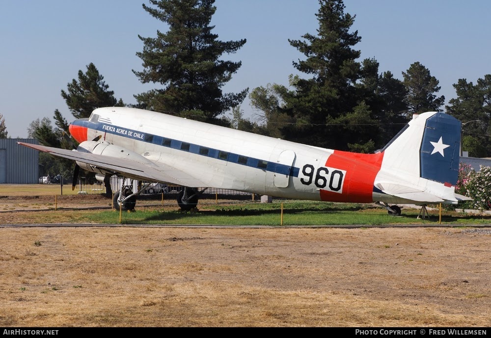 Aircraft Photo of 960 | Douglas DC-3... | Chile - Air Force | AirHistory.net #757719