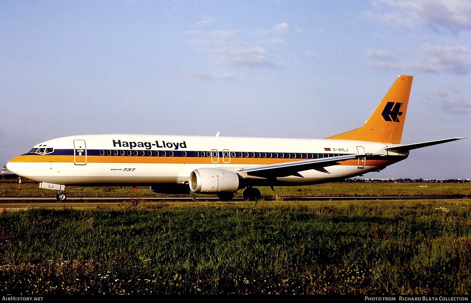 Aircraft Photo of D-AHLJ | Boeing 737-4K5 | Hapag-Lloyd | AirHistory.net #757730