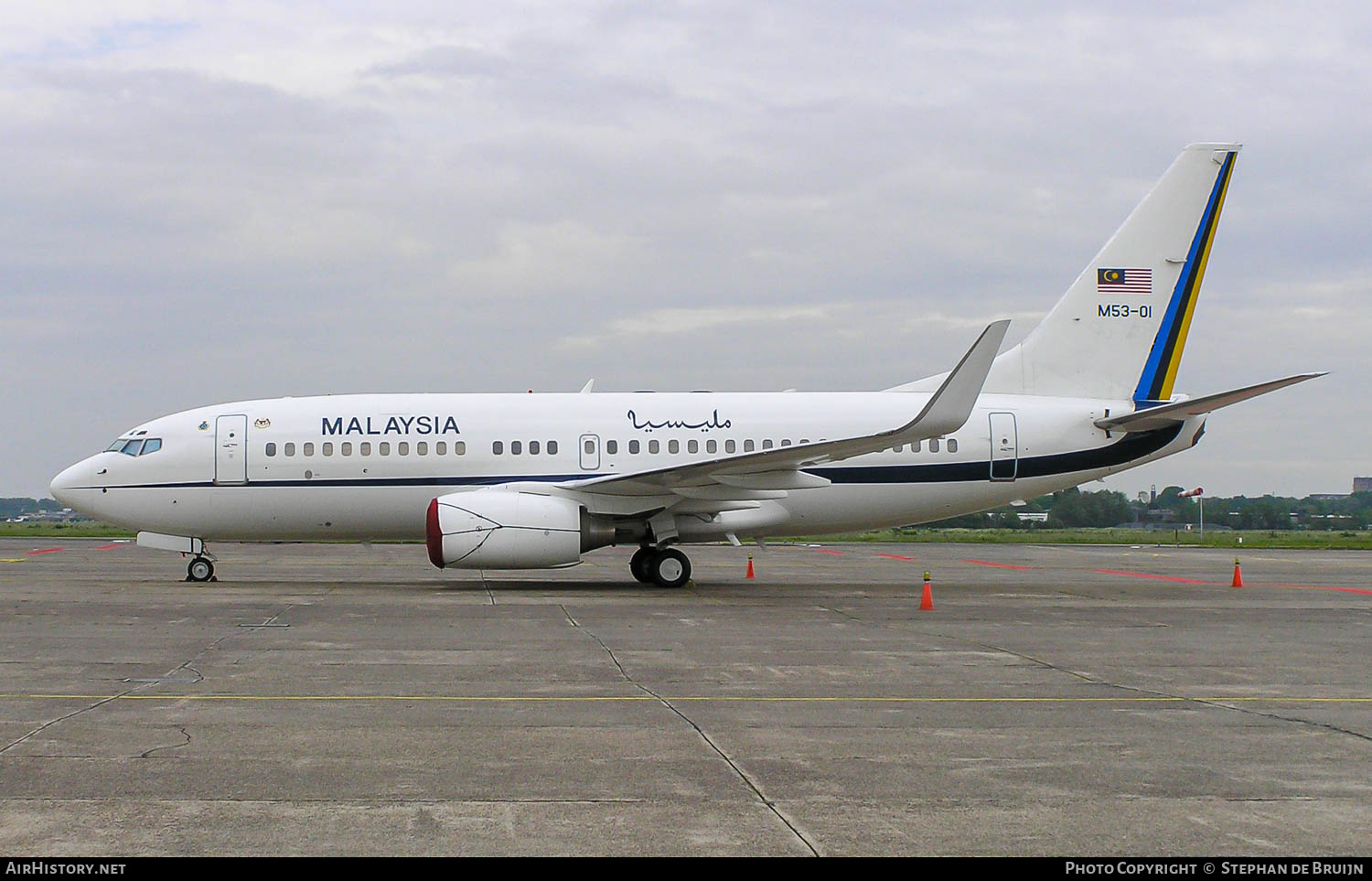 Aircraft Photo of M53-01 | Boeing 737-7H6 BBJ | Malaysia - Air Force | AirHistory.net #757746