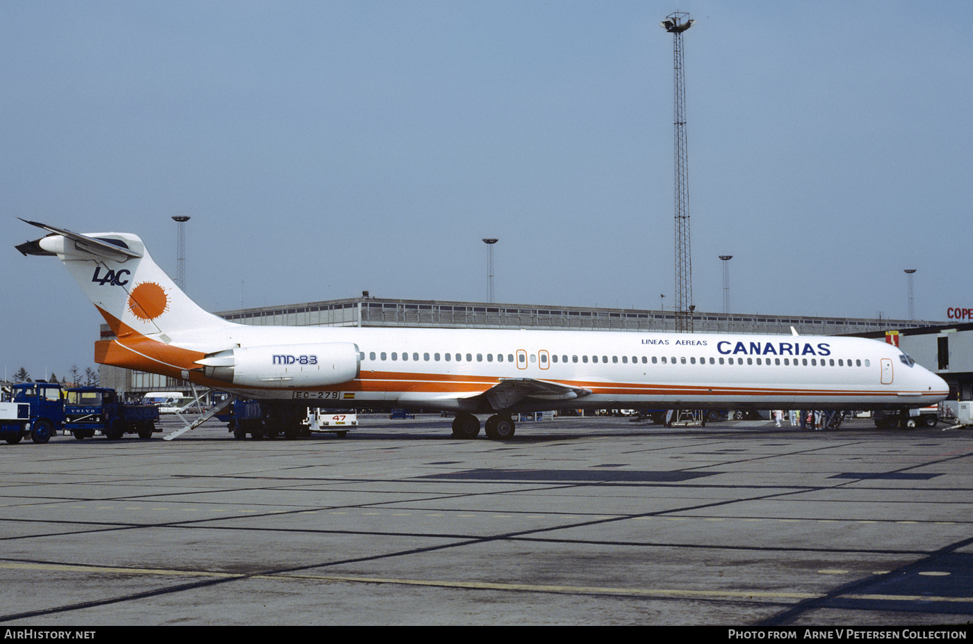 Aircraft Photo of EC-279 | McDonnell Douglas MD-83 (DC-9-83) | Líneas Aéreas Canarias - LAC | AirHistory.net #757760