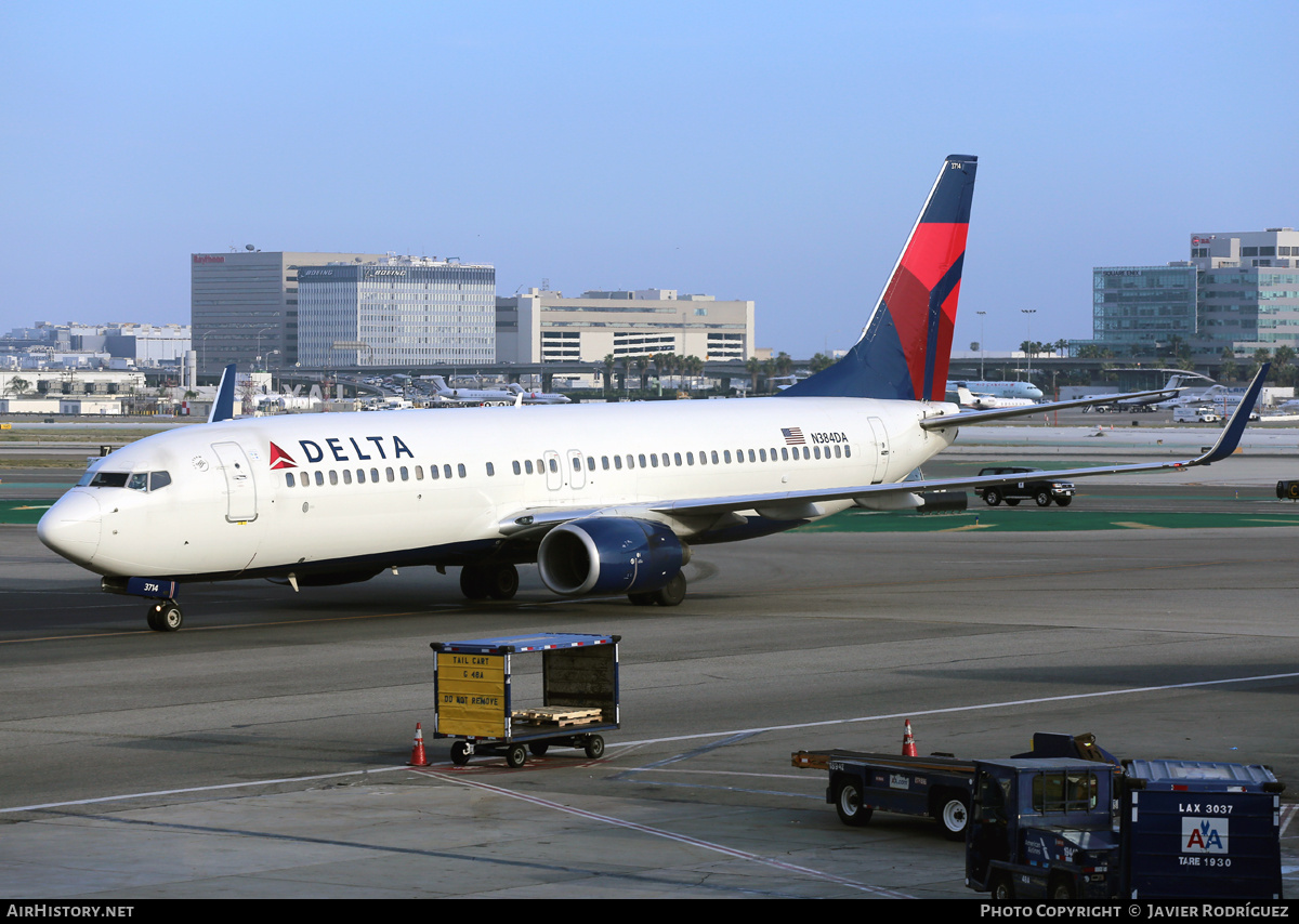 Aircraft Photo of N384DA | Boeing 737-832 | Delta Air Lines | AirHistory.net #757780