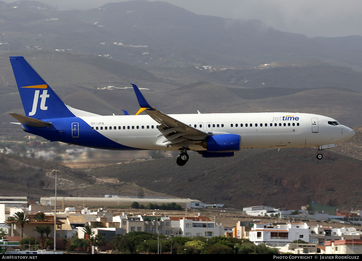 Aircraft Photo of OY-JYA | Boeing 737-8KN | Jettime | AirHistory.net #757797