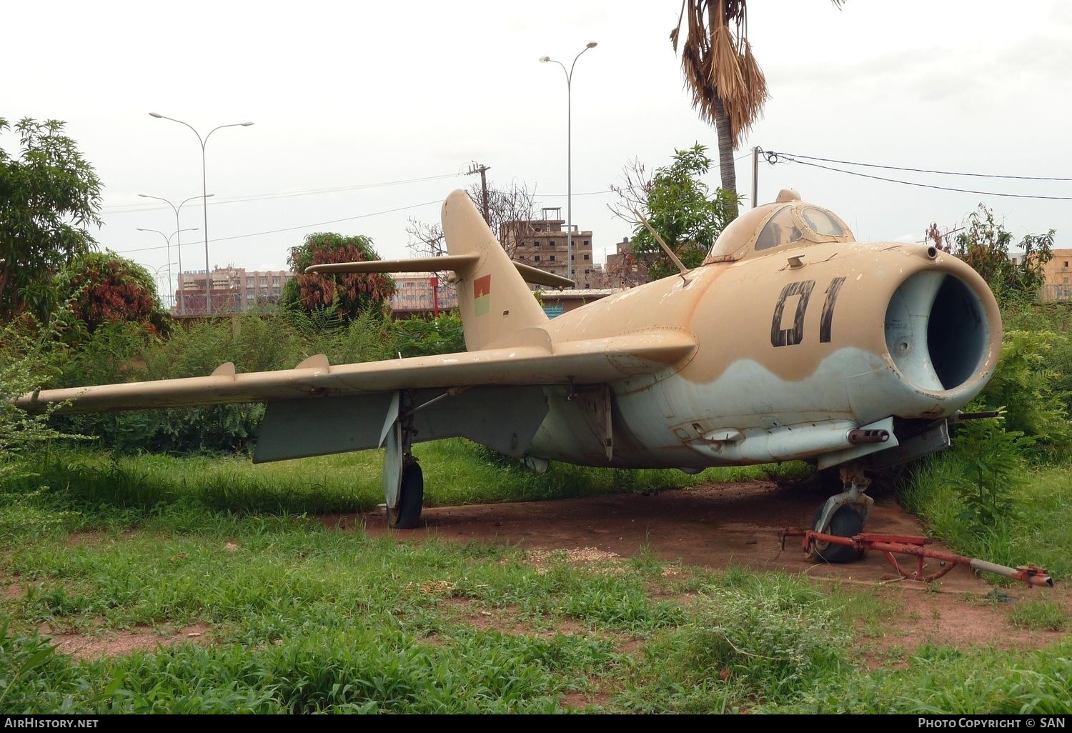 Aircraft Photo of BF-8401 / 01 | Mikoyan-Gurevich MiG-17F Fresco | Burkina Faso - Air Force | AirHistory.net #757798