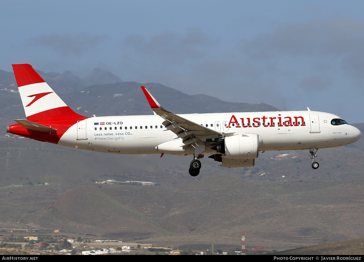 Aircraft Photo of OE-LZO | Airbus A320-271N | Austrian Airlines | AirHistory.net #757807