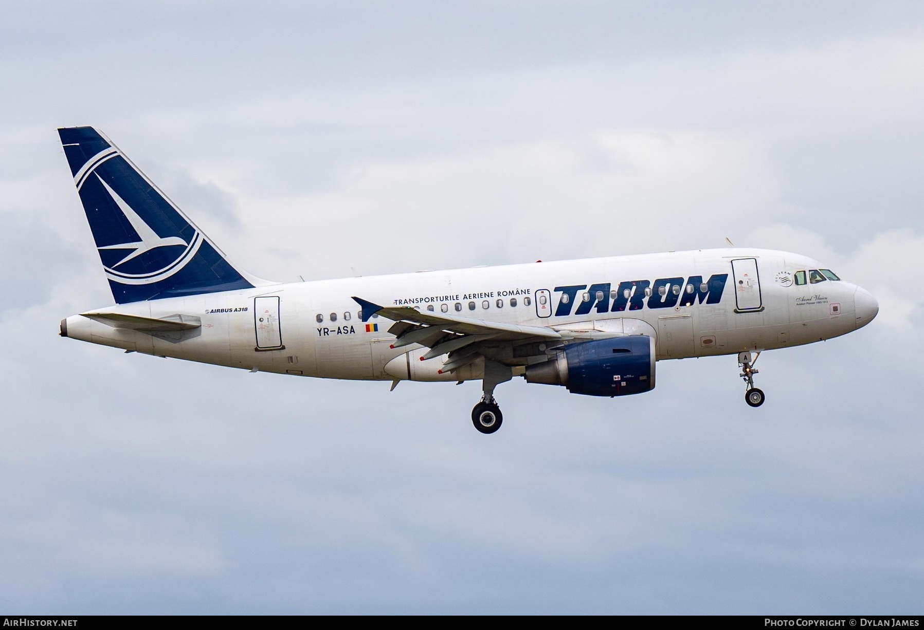 Aircraft Photo of YR-ASA | Airbus A318-111 | TAROM - Transporturile Aeriene Române | AirHistory.net #757867
