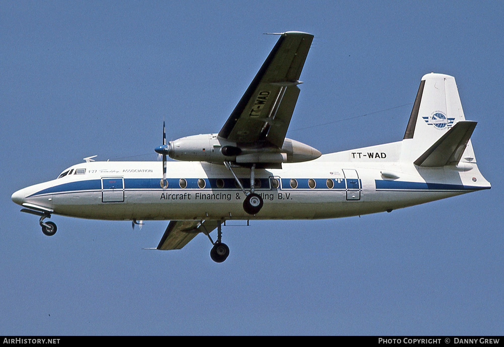 Aircraft Photo of TT-WAD | Fokker F27-200 Friendship | Aircraft Financing & Trading | AirHistory.net #757878