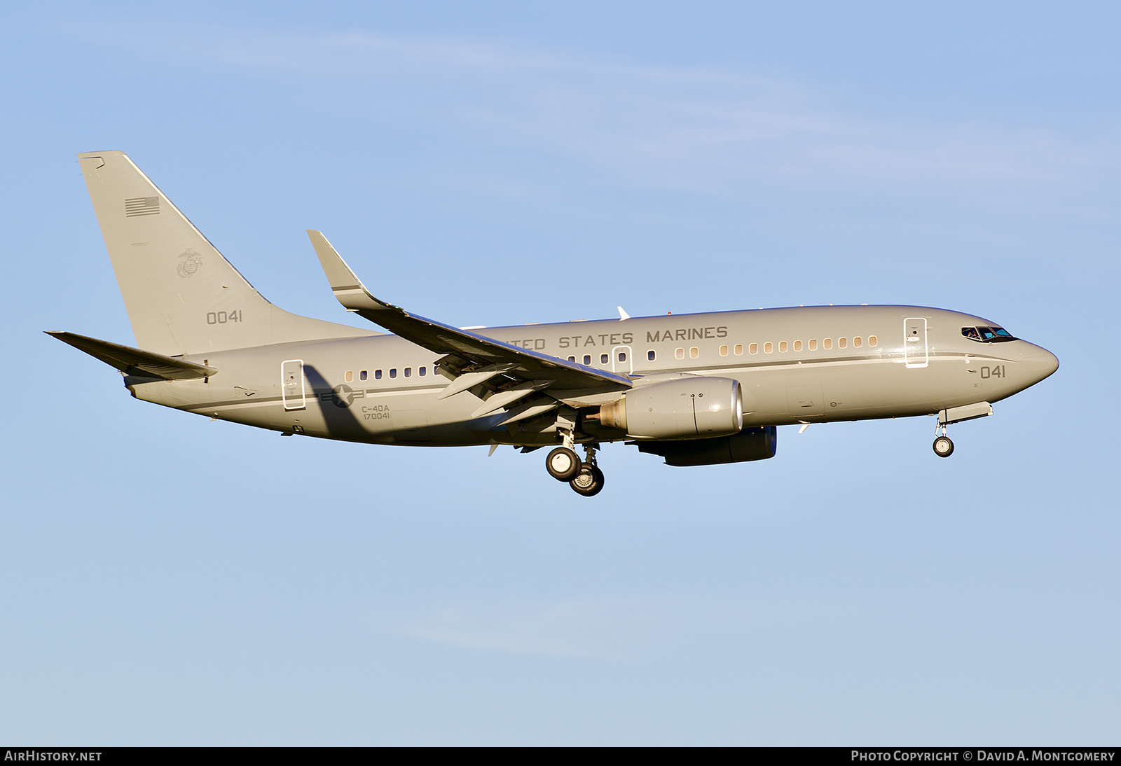 Aircraft Photo of 170041 / 0041 | Boeing C-40A Clipper | USA - Marines | AirHistory.net #757885