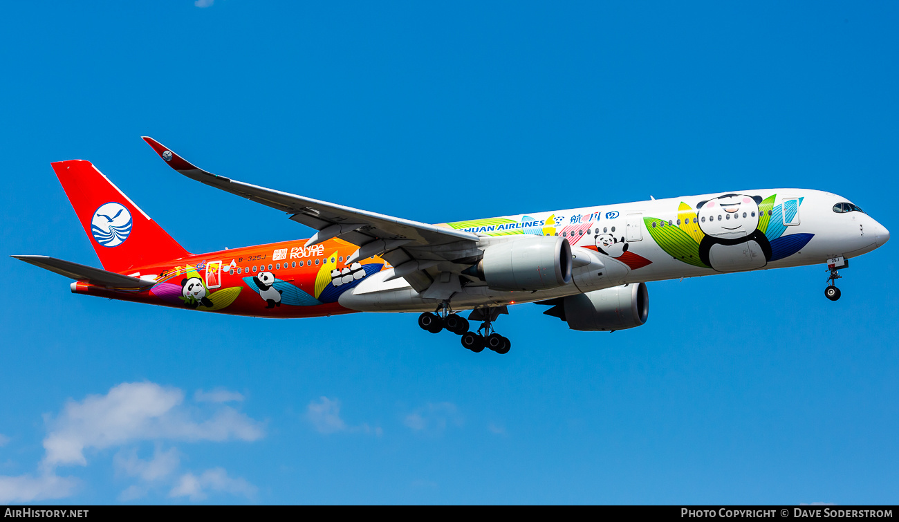 Aircraft Photo of B-325J | Airbus A350-941 | Sichuan Airlines | AirHistory.net #757940