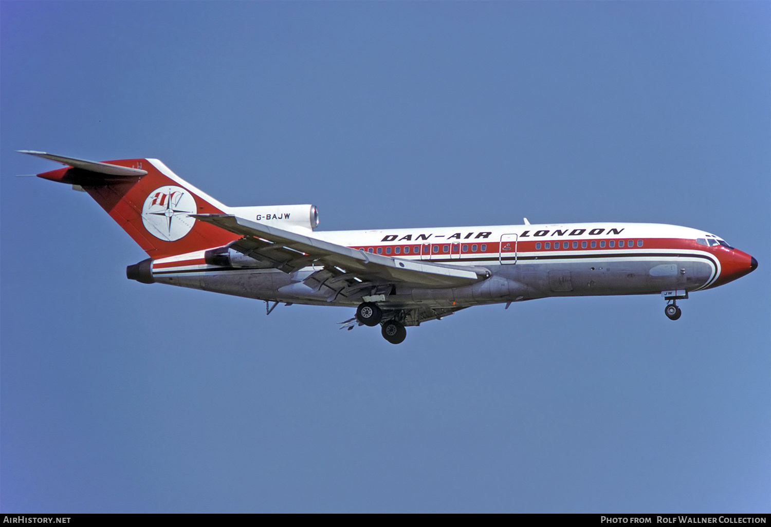 Aircraft Photo of G-BAJW | Boeing 727-46 | Dan-Air London | AirHistory.net #757945