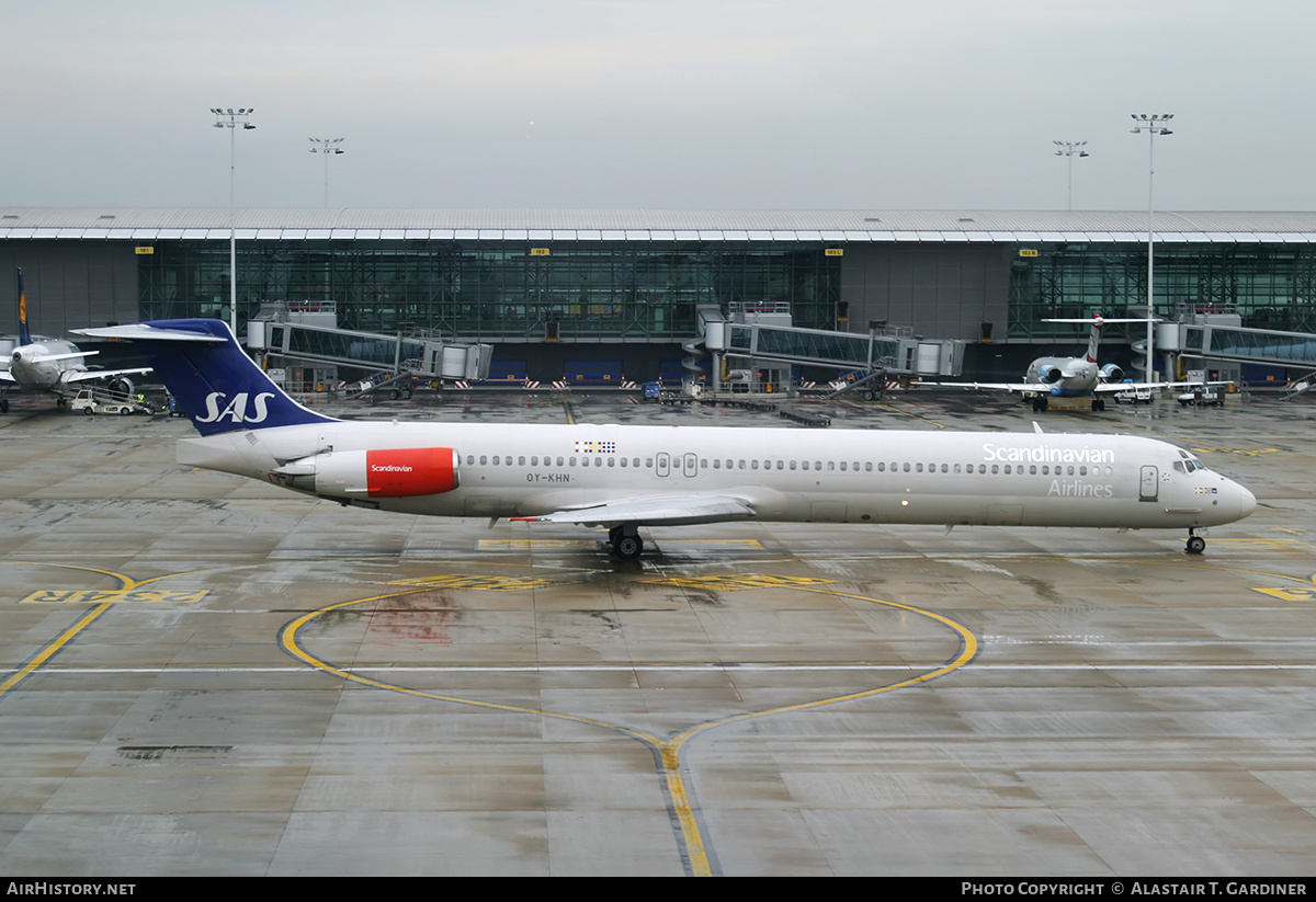 Aircraft Photo of OY-KHN | McDonnell Douglas MD-82 (DC-9-82) | Scandinavian Airlines - SAS | AirHistory.net #757948