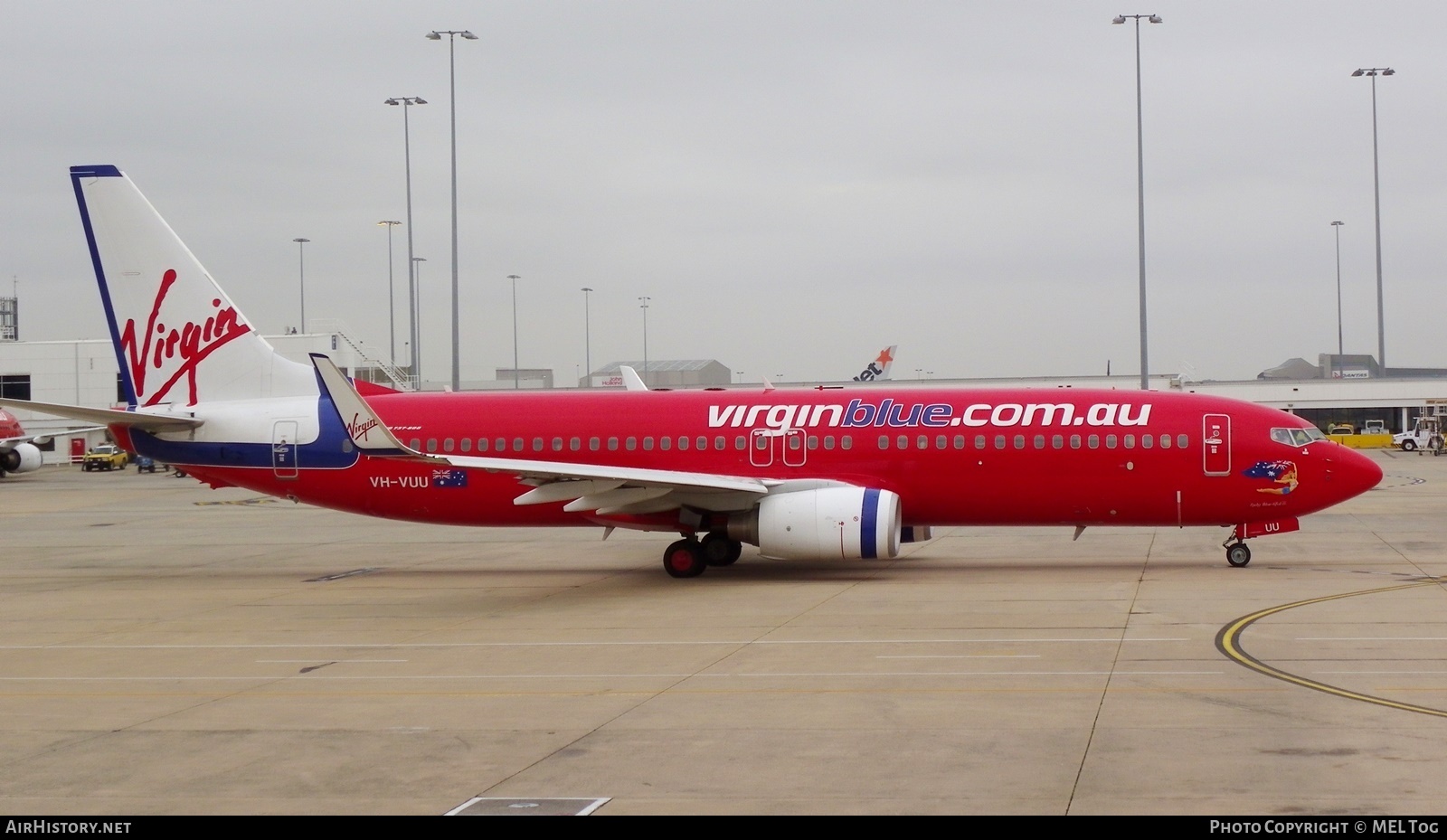 Aircraft Photo of VH-VUU | Boeing 737-8FE | Virgin Blue Airlines | AirHistory.net #757956