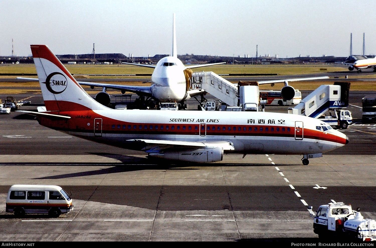 Aircraft Photo of JA8282 | Boeing 737-2Q3/Adv | Southwest Air Lines - SWAL | AirHistory.net #757959