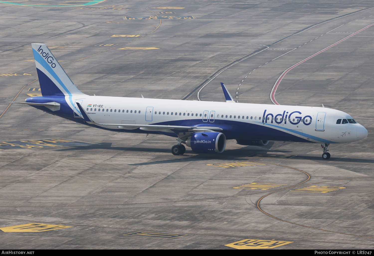 Aircraft Photo of VT-ICC | Airbus A321-251NX | IndiGo | AirHistory.net #757980