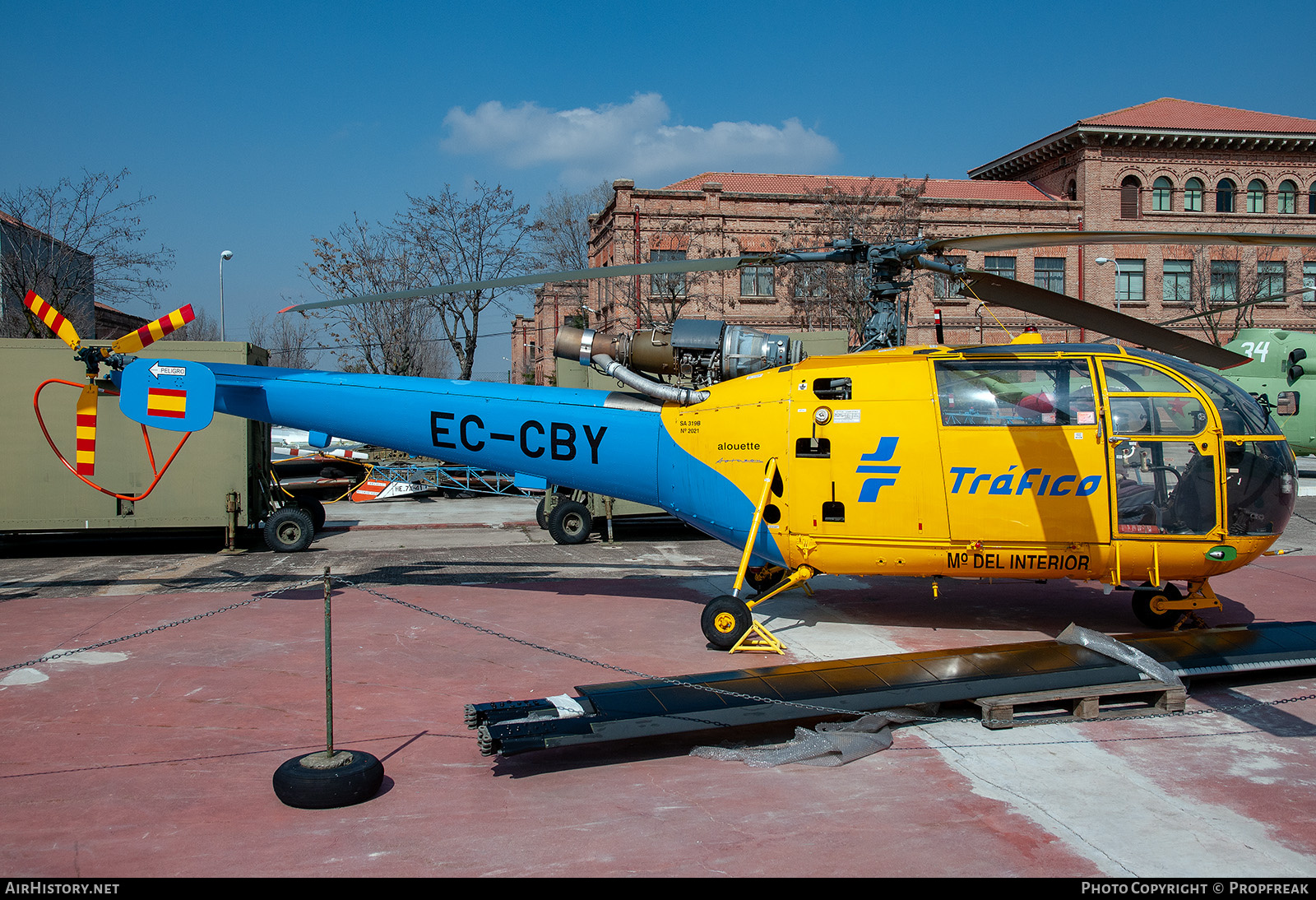 Aircraft Photo of EC-CBY | Aerospatiale SA-319B Alouette III | Trafico - Ministerio del Interior | AirHistory.net #758066