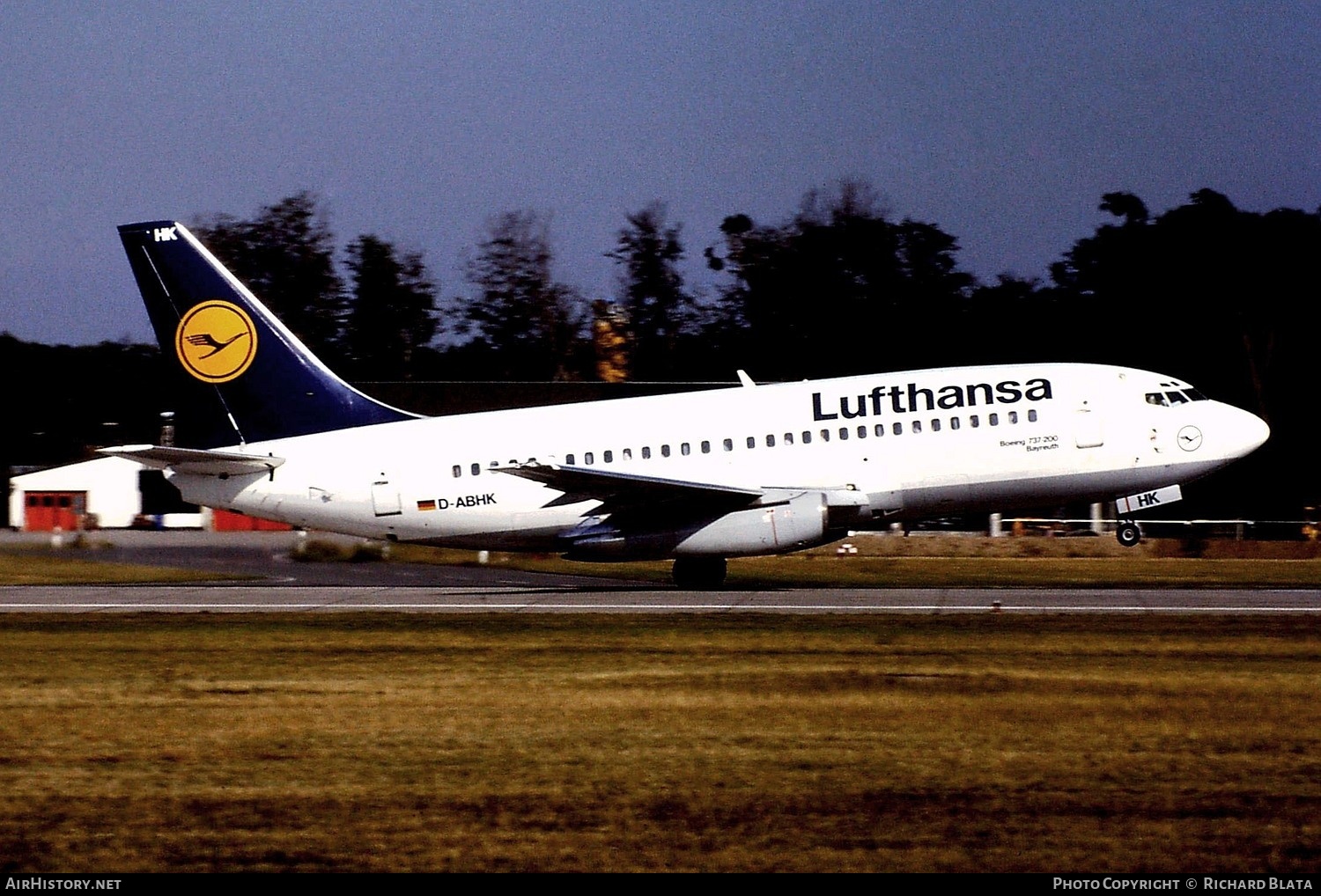 Aircraft Photo of D-ABHK | Boeing 737-230/Adv | Lufthansa | AirHistory.net #758074
