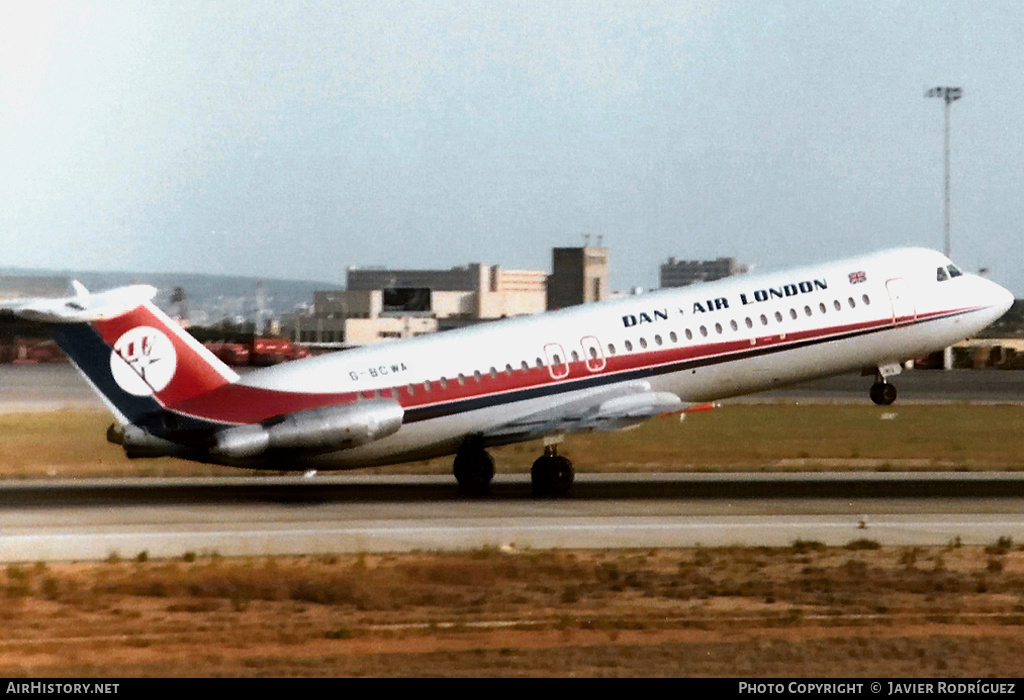 Aircraft Photo of G-BCWA | BAC 111-518FG One-Eleven | Dan-Air London | AirHistory.net #758091