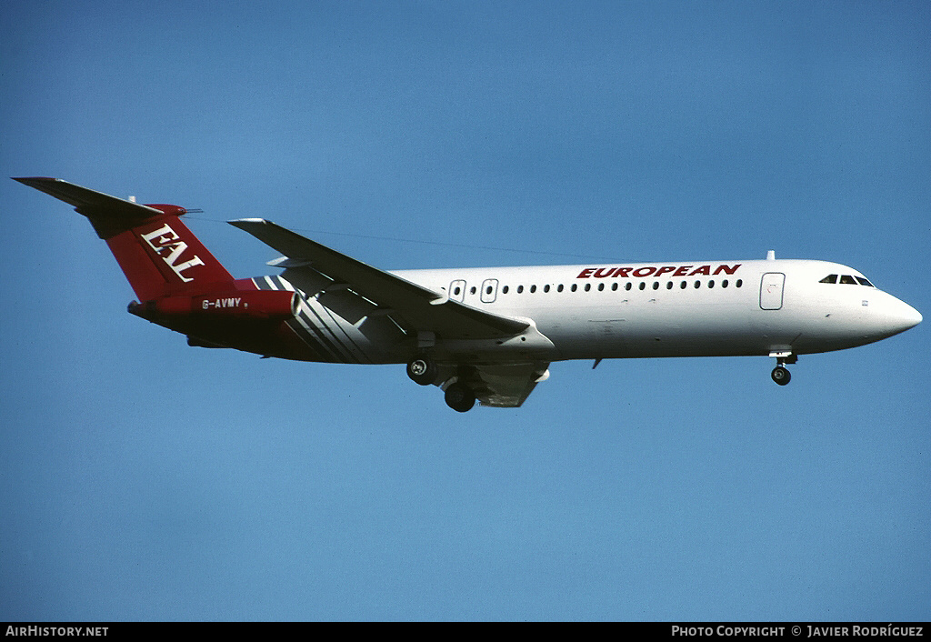 Aircraft Photo of G-AVMY | BAC 111-510ED One-Eleven | European Aircharter - EAL/EAC | AirHistory.net #758110