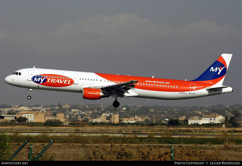 Aircraft Photo of G-CTLA | Airbus A321-211 | MyTravel Airways | AirHistory.net #758114