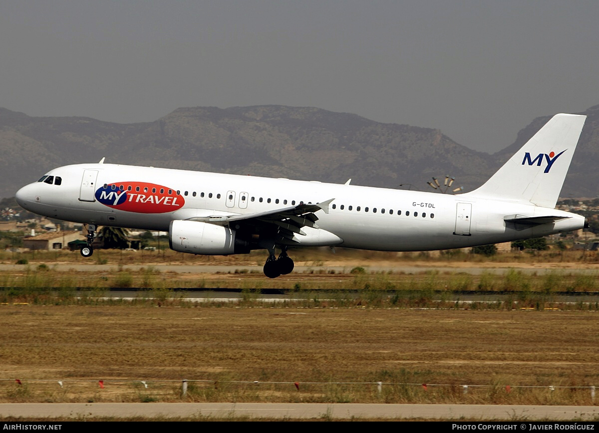 Aircraft Photo of G-GTDL | Airbus A320-231 | MyTravel Airways | AirHistory.net #758117
