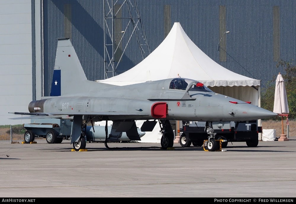 Aircraft Photo of 807 | Northrop F-5E Tigre III | Chile - Air Force | AirHistory.net #758153