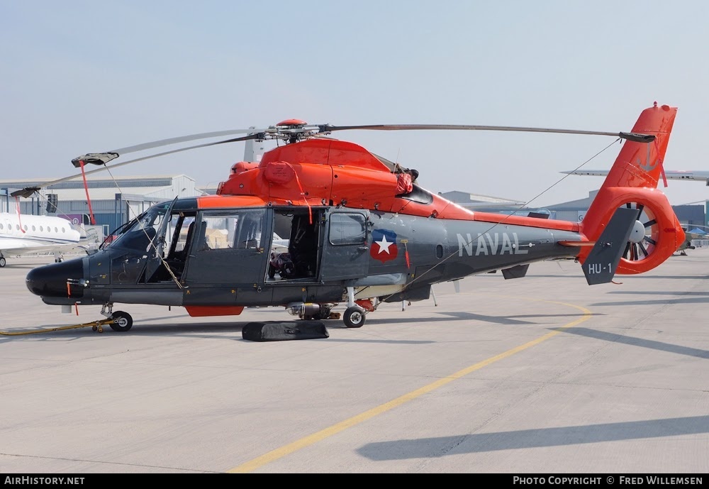 Aircraft Photo of 52 | Aerospatiale SA-365F-1 Dauphin 2 | Chile - Navy | AirHistory.net #758162
