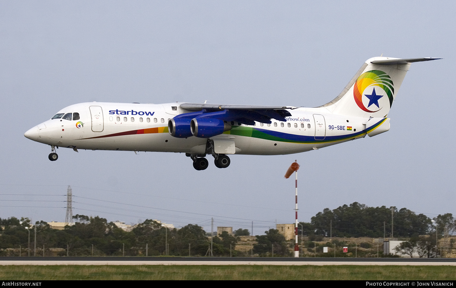 Aircraft Photo of 9G-SBE | BAE Systems Avro 146-RJ100 | Starbow | AirHistory.net #758184