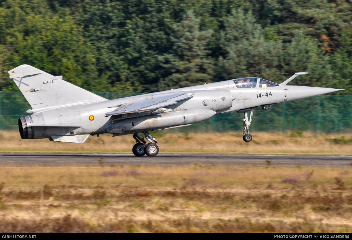 Aircraft Photo of C14-72 | Dassault Mirage F1M | Spain - Air Force | AirHistory.net #758217