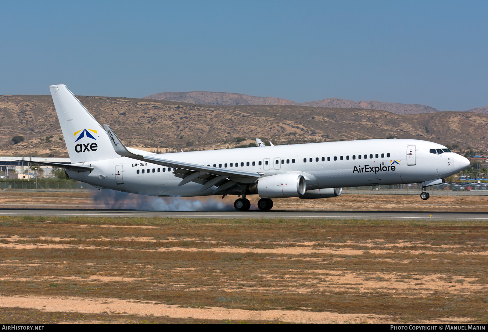 Aircraft Photo of OM-GEX | Boeing 737-8AS | AirExplore - Axe | AirHistory.net #758233