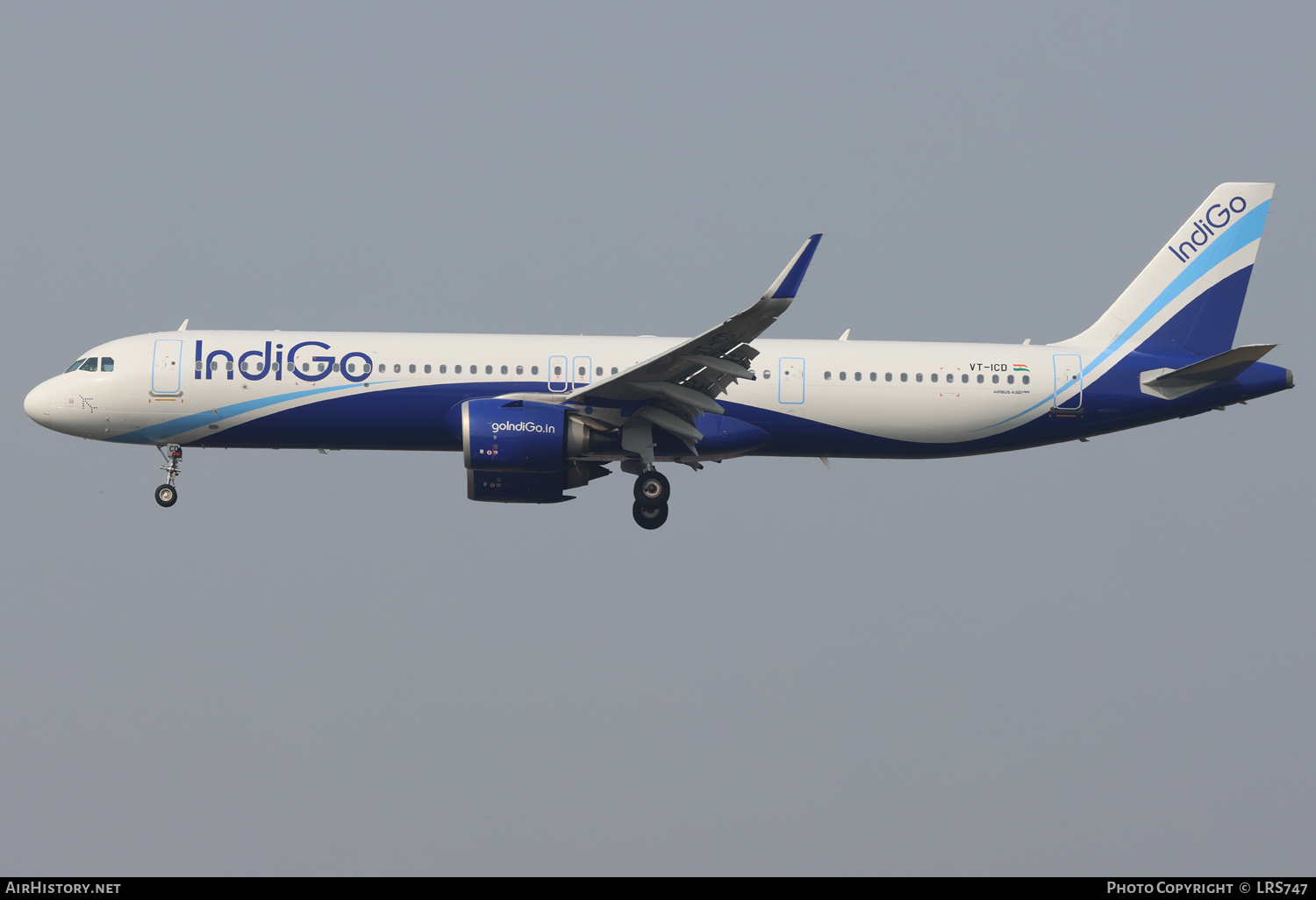 Aircraft Photo of VT-ICD | Airbus A321-251NX | IndiGo | AirHistory.net #758259