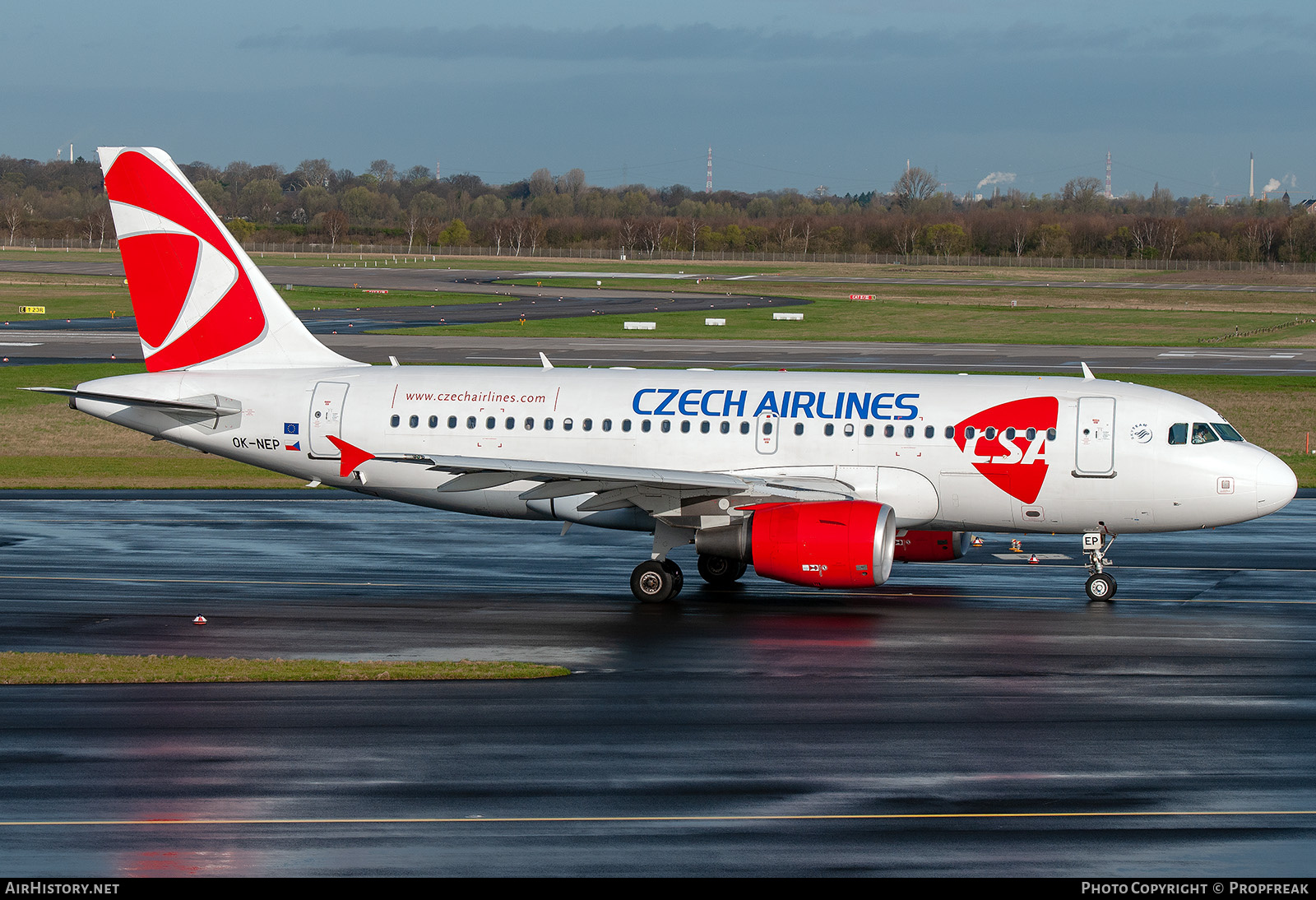 Aircraft Photo of OK-NEP | Airbus A319-112 | ČSA - Czech Airlines | AirHistory.net #758276