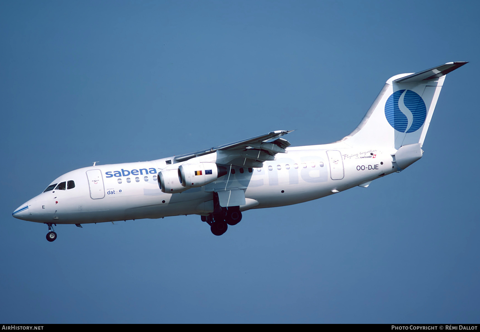 Aircraft Photo of OO-DJE | British Aerospace BAe-146-200 | Sabena | AirHistory.net #758335