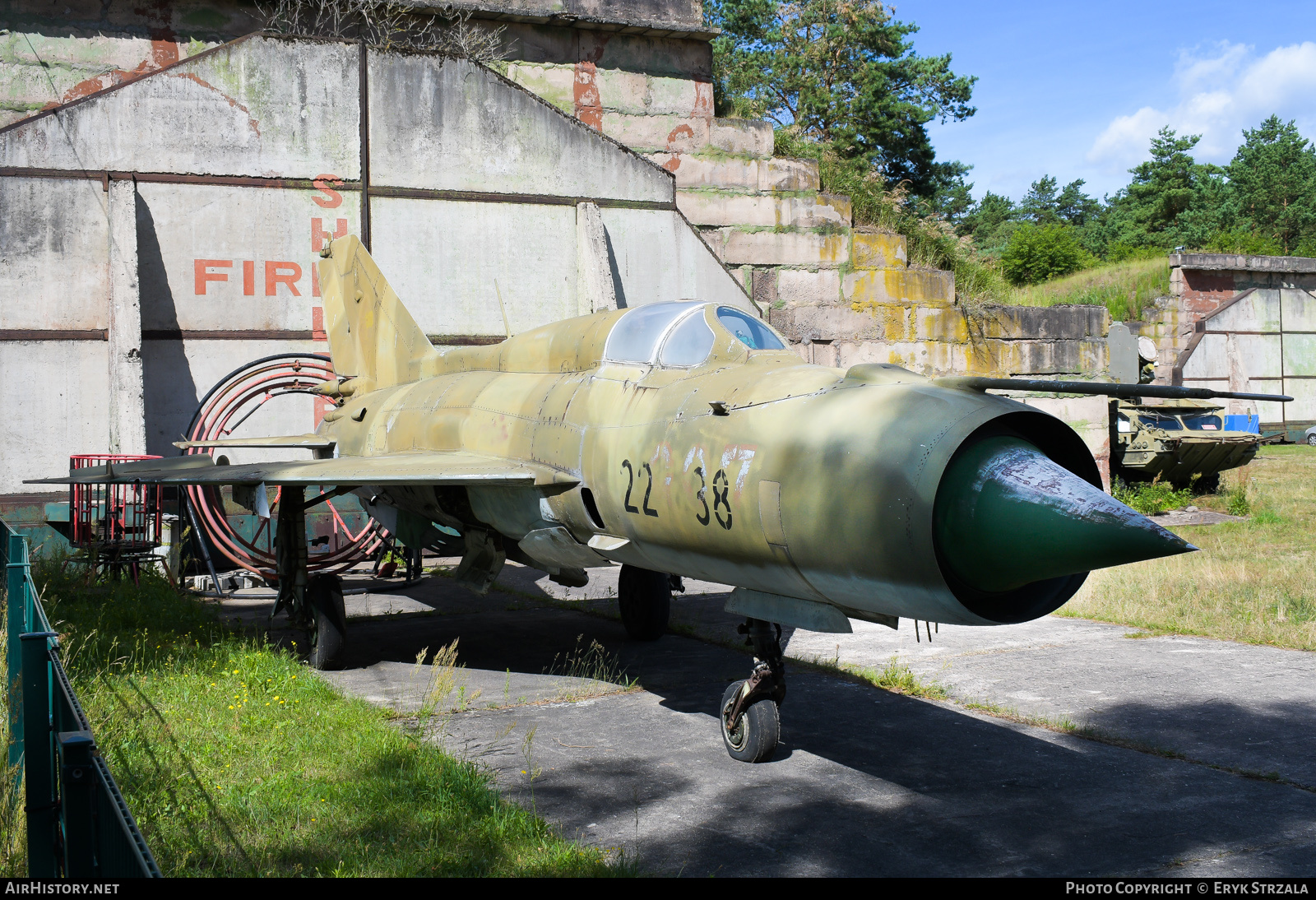 Aircraft Photo of 2238 / 897 | Mikoyan-Gurevich MiG-21SPS | Germany - Air Force | AirHistory.net #758362