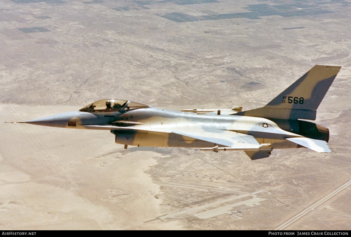 Aircraft Photo of 72-1568 / 01568 | General Dynamics YF-16A Fighting Falcon | USA - Air Force | AirHistory.net #758388