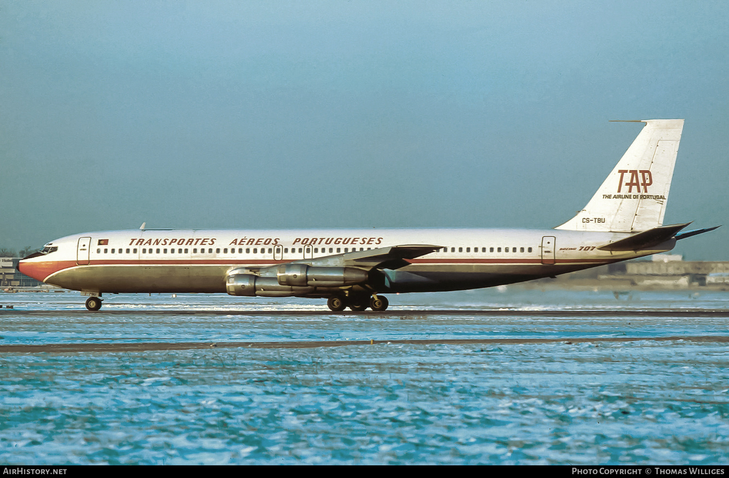 Aircraft Photo of CS-TBU | Boeing 707-3F5C | TAP - Transportes Aéreos Portugueses | AirHistory.net #758395