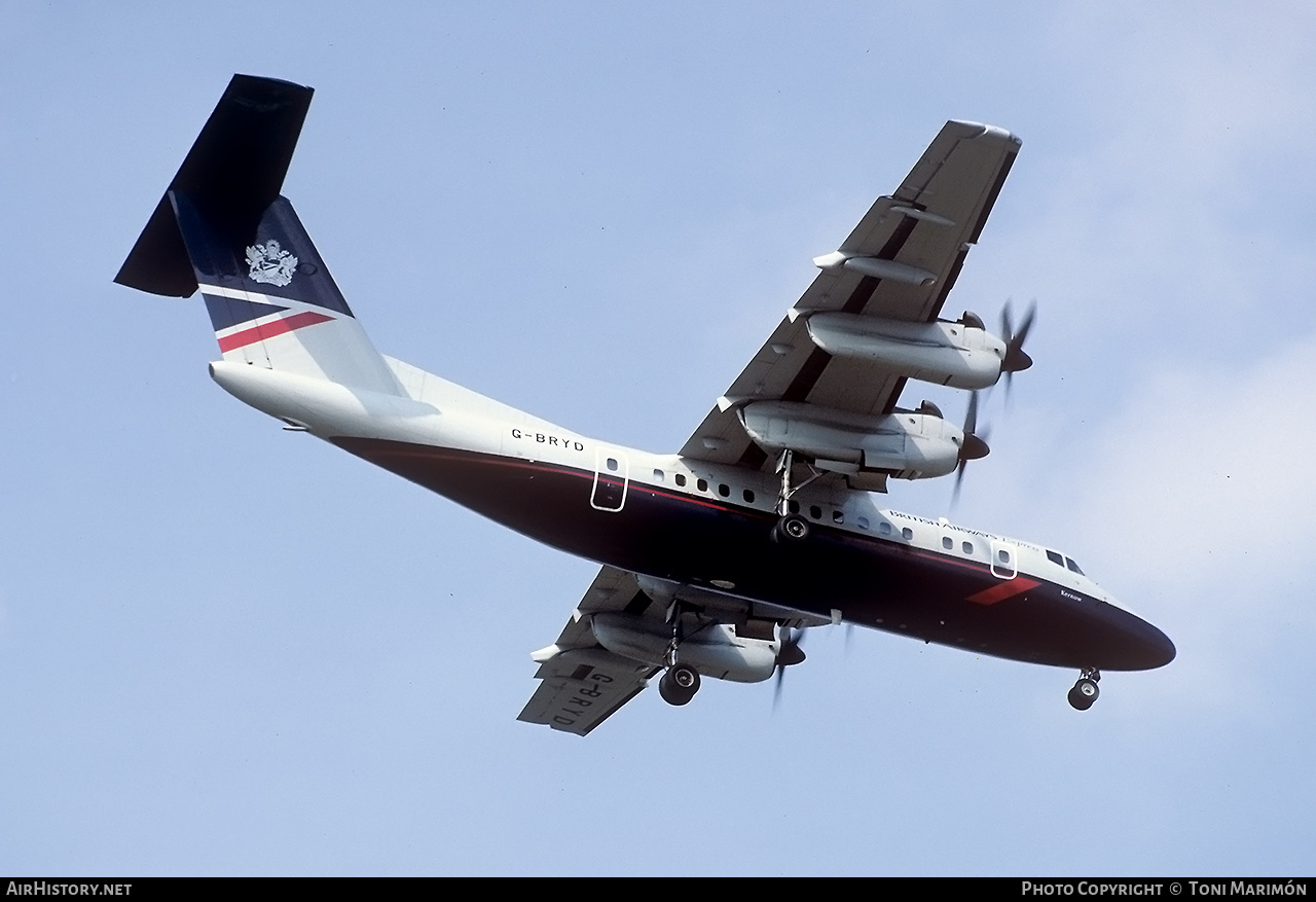 Aircraft Photo of G-BRYD | De Havilland Canada DHC-7-110 Dash 7 | British Airways Express | AirHistory.net #758446