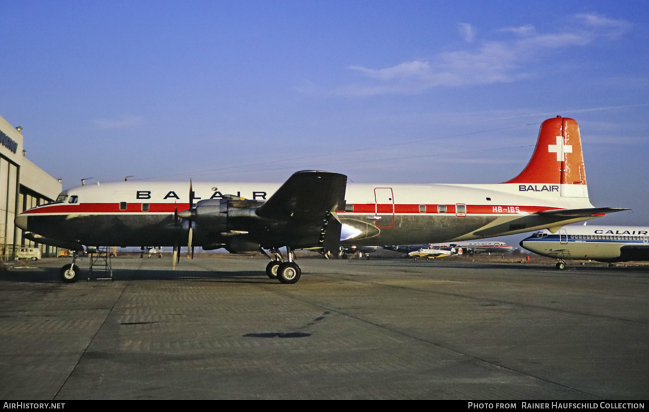 Aircraft Photo of HB-IBS | Douglas DC-6C | Balair | AirHistory.net #758457