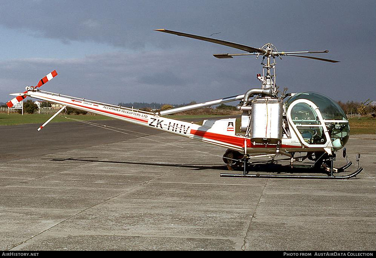 Aircraft Photo of ZK-HHV | Hiller UH-12E | Alexander Helicopters | AirHistory.net #758465