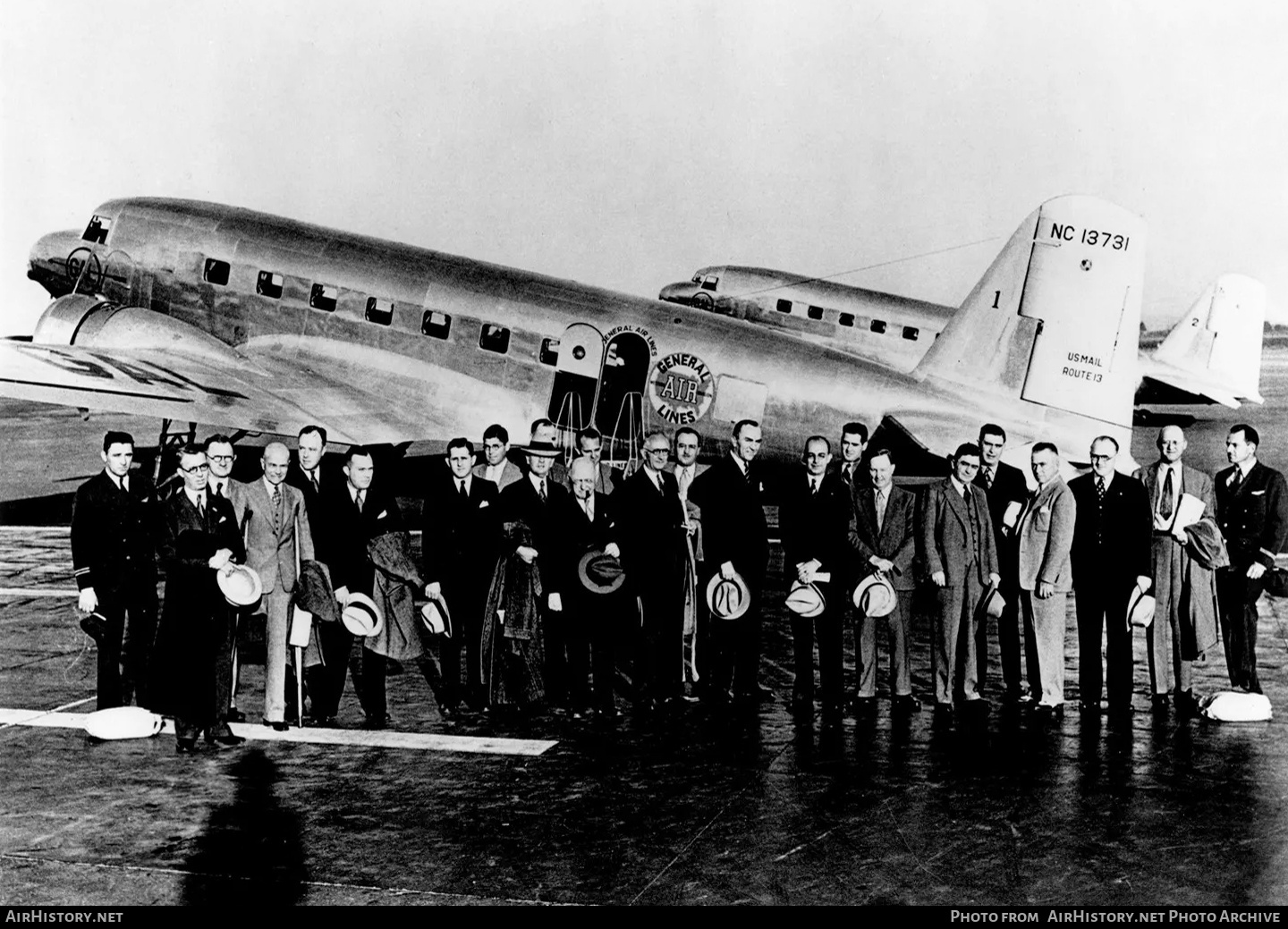 Aircraft Photo of NC13731 | Douglas DC-2-112 | General Air Lines - GAL | AirHistory.net #758471