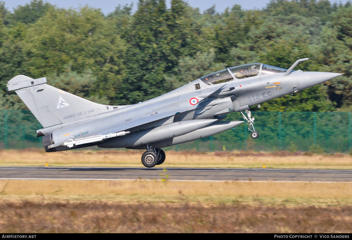Aircraft Photo of 305 | Dassault Rafale B | France - Air Force | AirHistory.net #758476