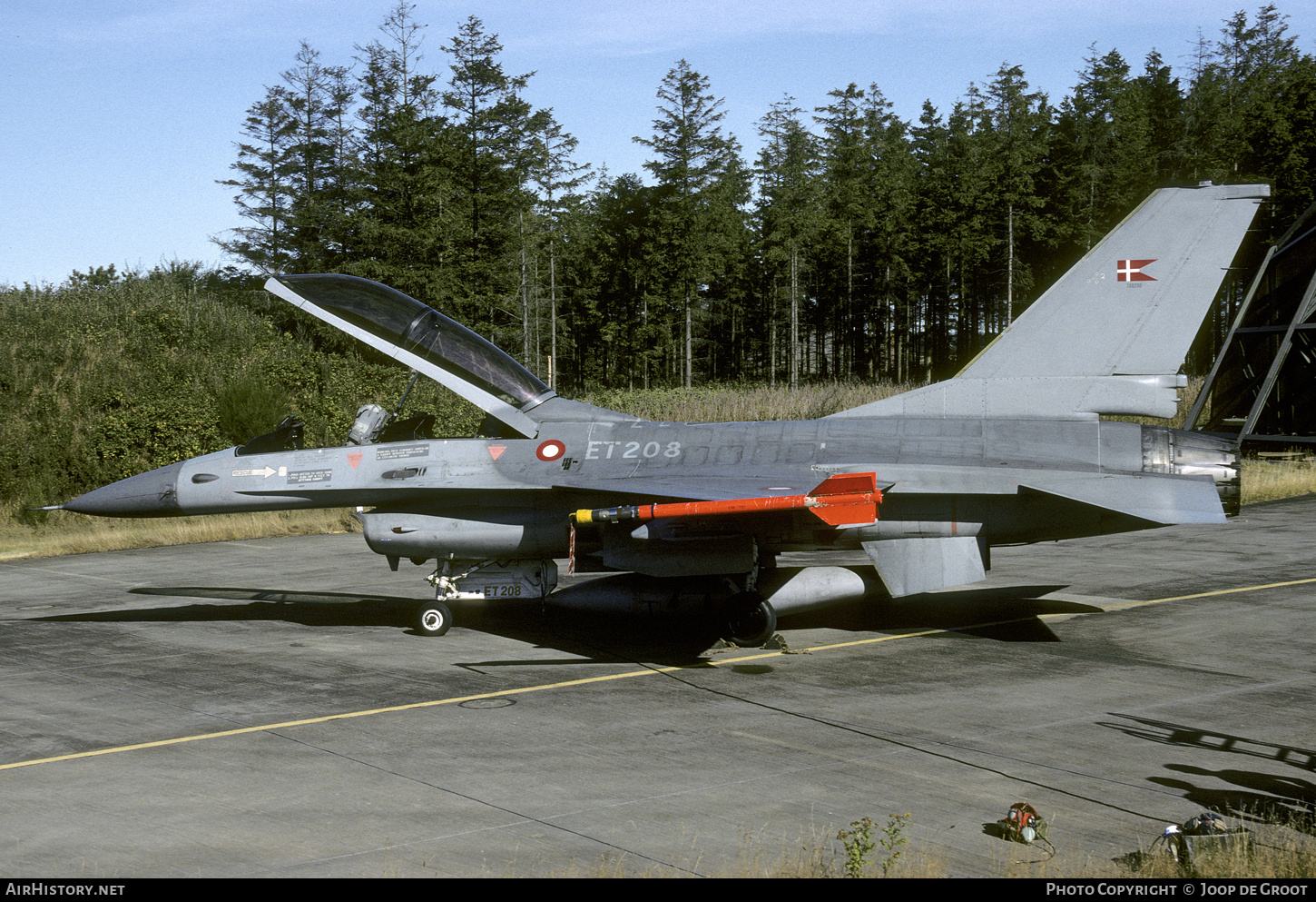 Aircraft Photo of ET-208 | General Dynamics F-16B Fighting Falcon | Denmark - Air Force | AirHistory.net #758487