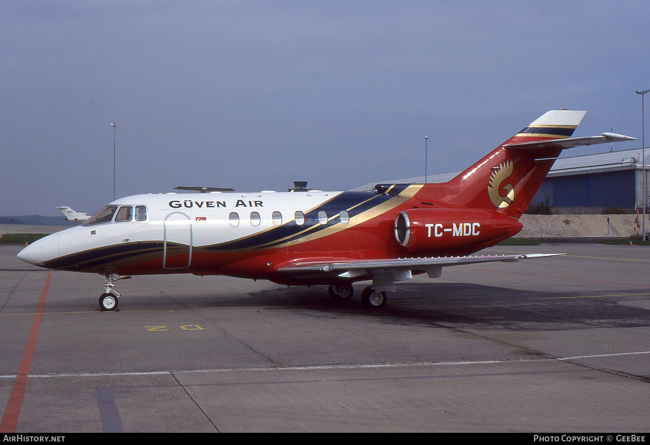 Aircraft Photo of TC-MDC | Raytheon Hawker 800XP | Güven Air | AirHistory.net #758497