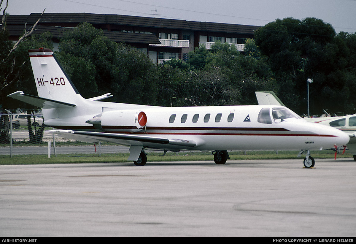 Aircraft Photo of HI-420 | Cessna 550 Citation II | AirHistory.net #758520