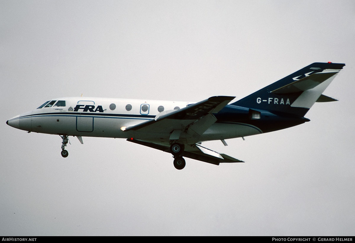 Aircraft Photo of G-FRAA | Dassault Falcon 20F | FRA - FR Aviation | AirHistory.net #758522
