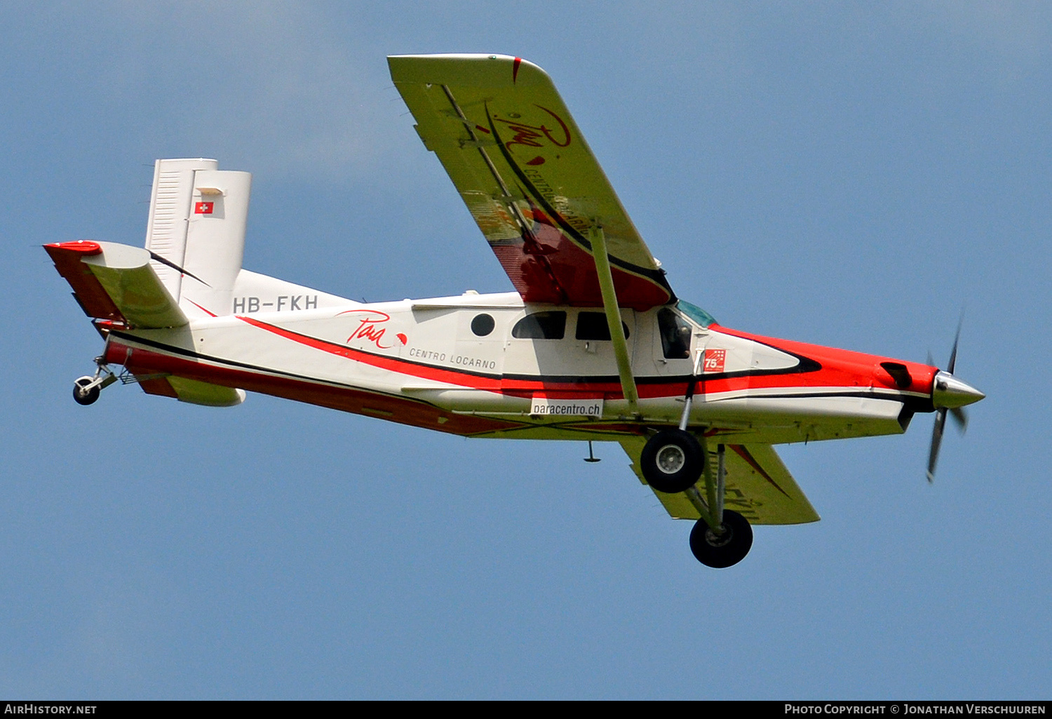 Aircraft Photo of HB-FKH | Pilatus PC-6/B2-H4 Turbo Porter | Para Centro Locarno | AirHistory.net #758571