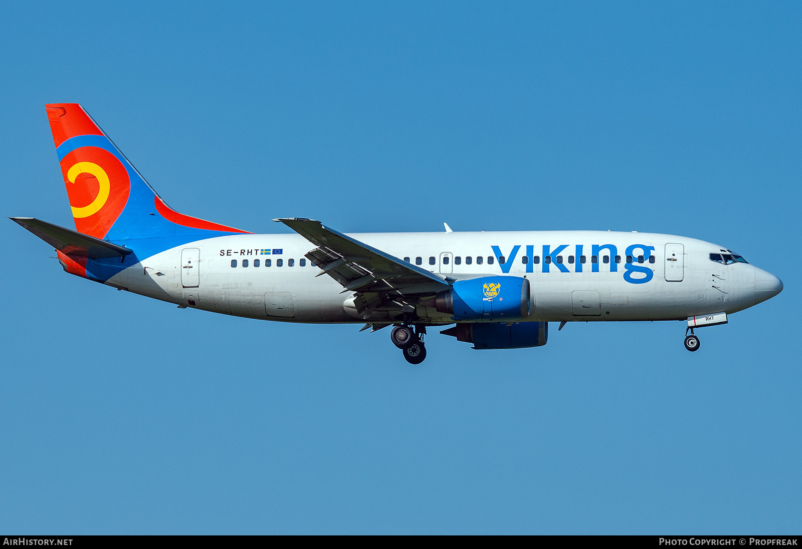 Aircraft Photo of SE-RHT | Boeing 737-3Q8 | Viking Airlines | AirHistory.net #758574