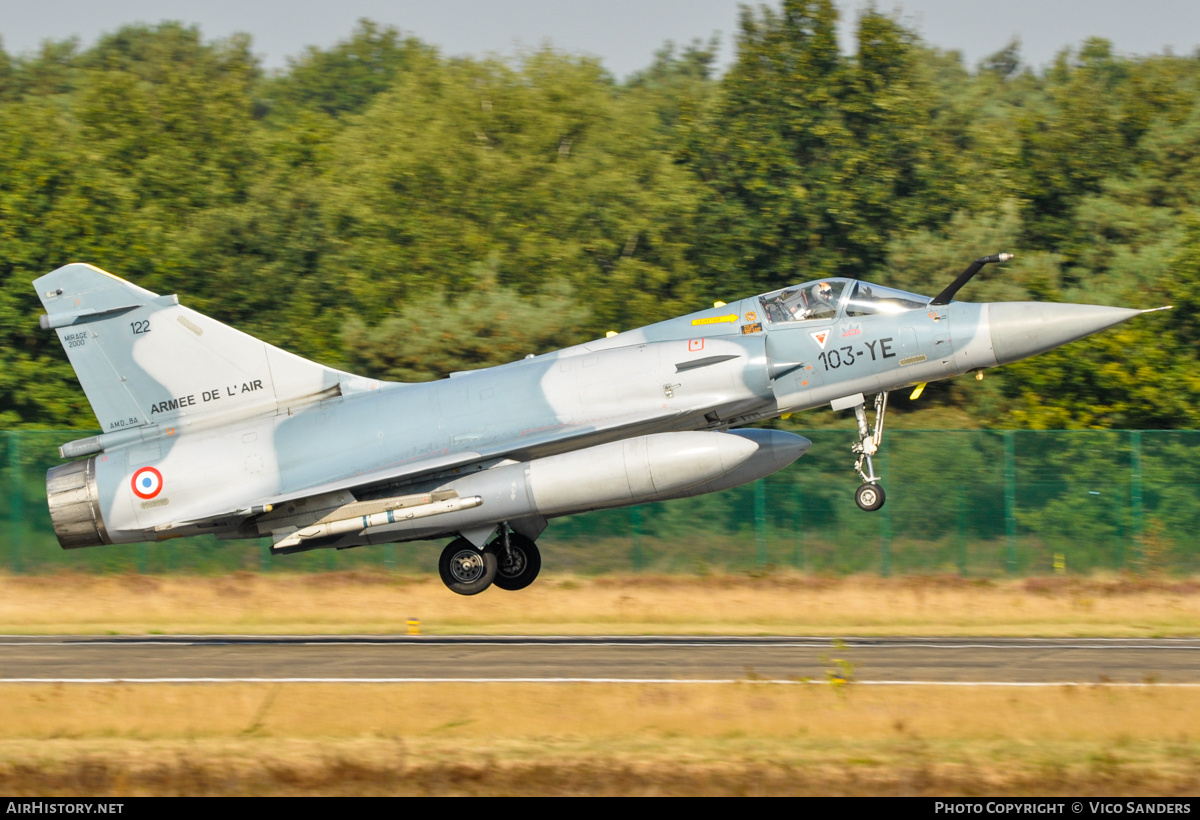 Aircraft Photo of 122 | Dassault Mirage 2000C | France - Air Force | AirHistory.net #758592